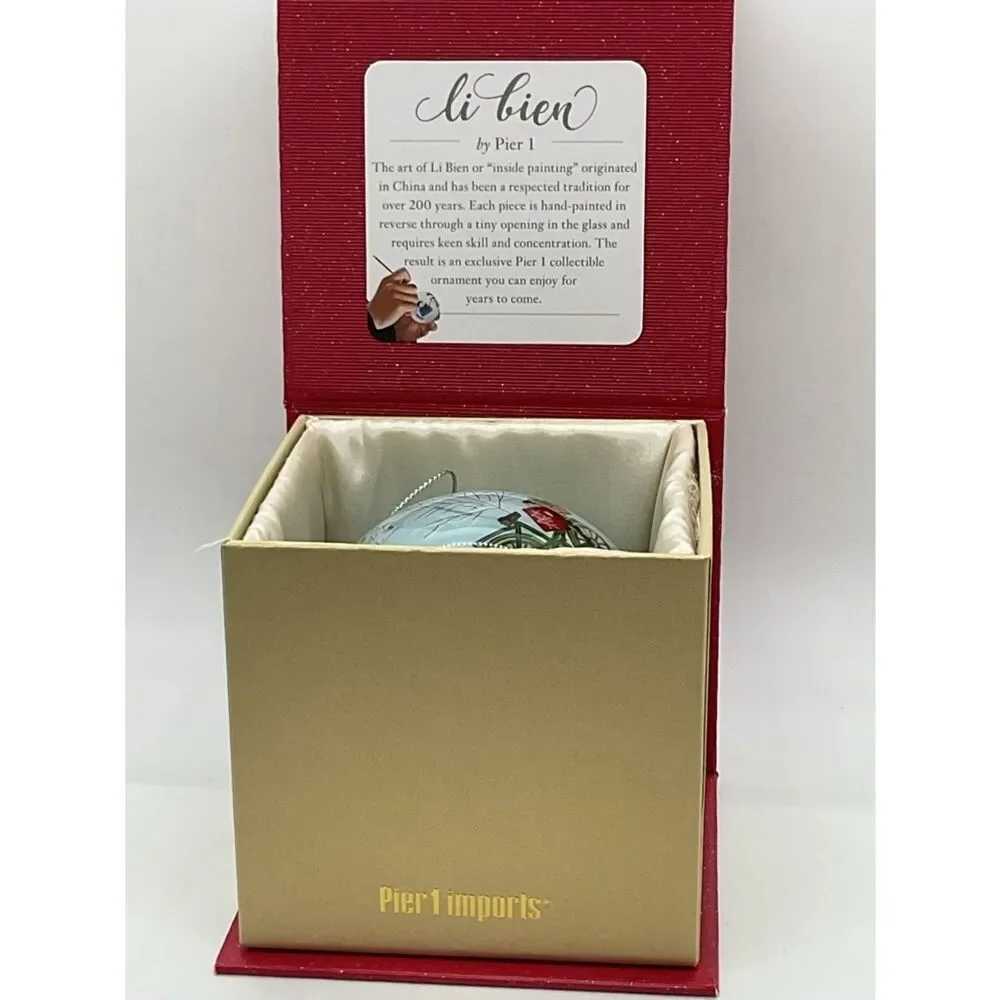 Pier 1 Imports Li Bien Reverse Painted 2025 Ornament